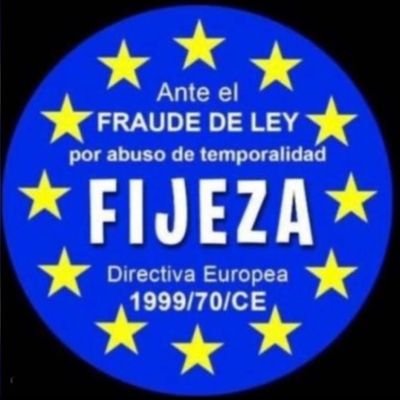 Plataforma de empleados públicos luchando por la fijeza laboral. 📜 Directiva 1999/70/CE. 🚫 ¡No más abusos en la temporalidad! #FIJEZAYA 🔗