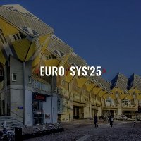 EuroSys 2025 (@eurosysconf) 's Twitter Profile Photo EuroSys 2025 (@eurosysconf) 's Twitter Profile Photo