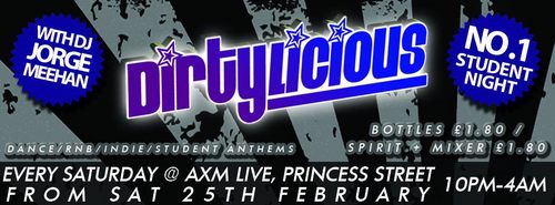 DirtyliciousAXM's profile picture. LAUNCHING SATURDAY 25TH FEB @AXMLive, Princess Street Manchester (Next to 5th Ave) PLZ FOLLOW Direct Message for Guestlist with YOUR NAME + NUMBER OF GUESTS!!