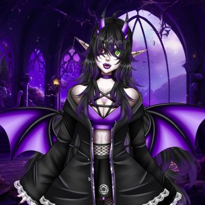 nessimonstar's profile picture. 🦇 Demon Vtuber.
💜 Demi/gray ace.
🎃 All things creepy.
🎮 https://t.co/ogzCx56v07