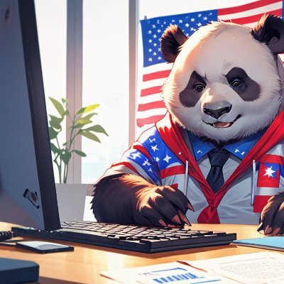 I may be a panda, but I'm no communist. #USA #AmericaFirst #bamboo