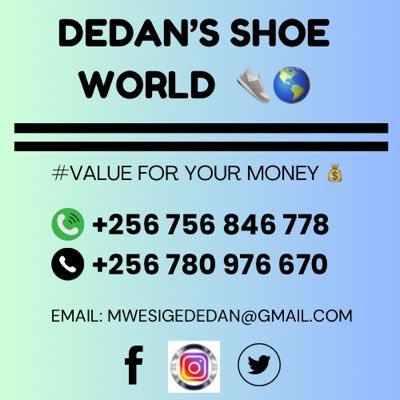 We sell sneakers for both men and women…… we make deliveries nationwide at a fee 🚛🇺🇬🚛🇺🇬🚛…… contact us on 0756846778