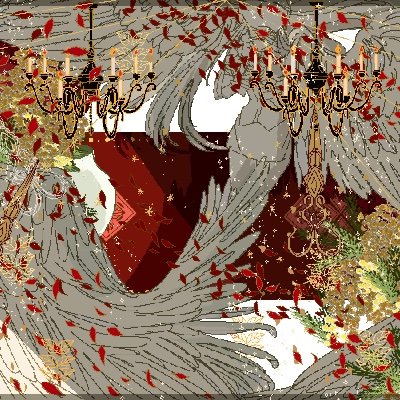 ドット絵風のイラストを載せます。