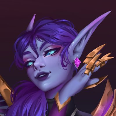 WoW Void Elf Warlock |🔞| Roleplayer | Commissioner | Character is mine | Wife @DraeneiPaladin | Rival of @BellonaTish | DMS full