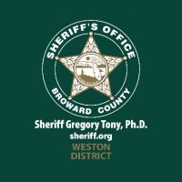 Broward Sheriff's Office Weston District (@bsoweston) 's Twitter Profile Photo Broward Sheriff's Office Weston District (@bsoweston) 's Twitter Profile Photo