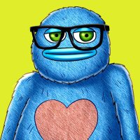 Blue Furry Family print by Matt Furie 版画
