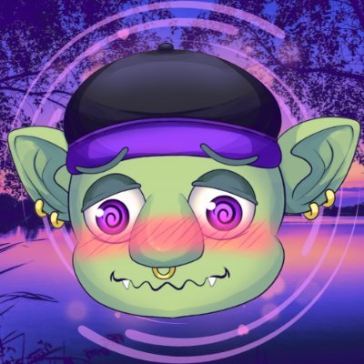 goblinjuju's profile picture. He/They | #TwitchAffiliate 👾 | #VarietyStreamer | #Gaymer 🌈 | #IndieGamer | Human Sour Patch Kid 💜