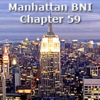 ManhattanBNI59's profile picture. Business Networking Organization meets every Thursday morning, one seat per occupation.