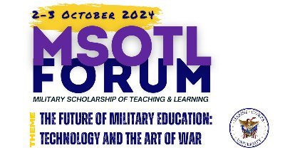 Military Scholarship of Teaching & Learning Forum. Updates on the annual conference + International Perspectives in Mil Ed journal. RT, etc. not endorsements.