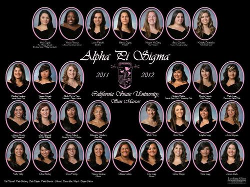 We are the lovely ladies of Alpha Pi Sigma - Epsilon Chapter at Cal State San Marcos!