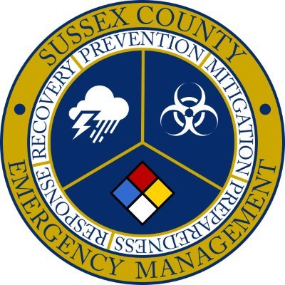 Local government agency that prepares for, trains, and responds to natural and human-caused disasters affecting the people and places in southern Delaware