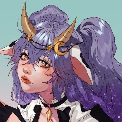 #ENVtuber Moon Cow Goddess 🌙 🐮 | Art: @cheeren_art ✨Design: @quetzalgarden ✨Rig: @shikilive2d | Team @MooMooMilkVT | powered by @ADVANCEDgg 💪🏻