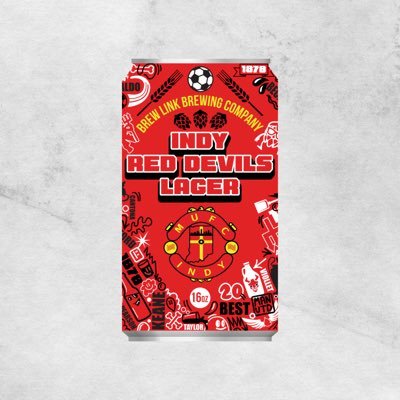 Crafted for champions, loved by sports fans. Perfect for every game, every cheer! Created by Brew Link Brewing Company for MUFC Indy (@MufcIndy).