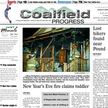 The Coalfield Progress, a twice-weekly newspaper serving Wise County. We're your hometown newspaper!