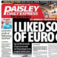 Paisley Daily Express Sport (@pde_sport) 's Twitter Profile Photo Paisley Daily Express Sport (@pde_sport) 's Twitter Profile Photo