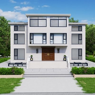 Design of door and window renderings
Villa rendering design
Sunroom rendering design
Professional rendering design