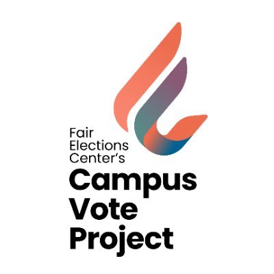 Follow us @fairerelections for updates from Campus Vote Project and Voter Friendly Campus!