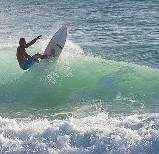 The ideal holiday venue, a delightful little coastal town renowned for its excellent surfing beach and varied accommodation.