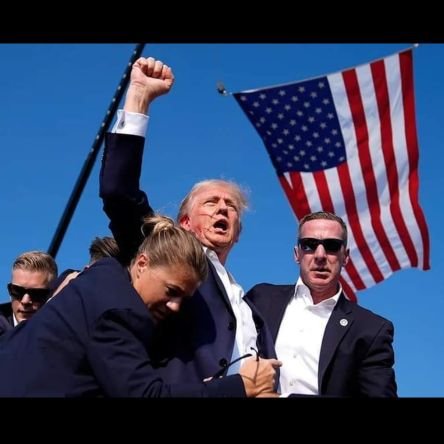 *UNITED WE STAND*
w. *DONALD J TRUMP*
*WE WON'T BACK DOWN!*
*THE TIME IS NOW*
*LET'S GET IT DONE*
*LET'S ROLL!* *MAGA*
*WE WILL FIGHT*
*USA*
*NEVER GONNA STOP*