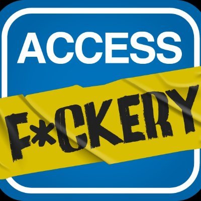 AccessFuckery's profile picture. A safe space for folks from the disability community to rant, rave, and vent about failures in access. Hosted by @Liz_IDC.