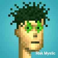 riskmysttic's profile picture. All about those ☠️🖤 bonefam 💪🏼🖤 also: fastfoodpunks🍔🍟  cryptomories and loads of other artnft type stuff