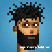 artificerresis's profile picture. Creating nfts - where digital creativity meets value