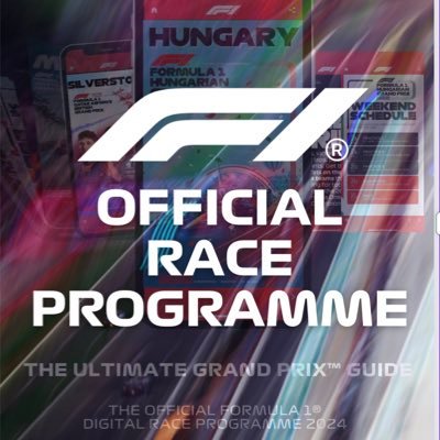 F1RaceProgramme's profile picture. THE OFFICIAL FORMULA 1® RACE PROGRAMME MAGAZINE 2024. 📲 the free App or view online 🏎️ GET WITH THE PROGRAMME!!