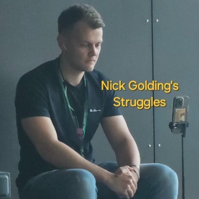 NickG_Struggles's profile picture. The struggles are real and so is the account! 
Documenting the many struggles of Formula E journalist Nick Golding @NickGoldingF1E