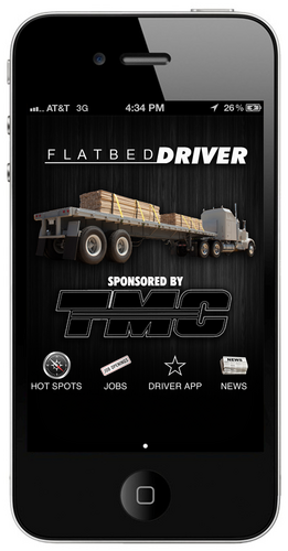 FlatbedDriverAp's profile picture. The first mobile app for iPhone and Android designed for Flatbed Drivers!  Search jobs, truck stops, industry news and more!