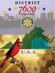 Rotary International District 7600 includes 64 Rotary Clubs in Central and Southeastern Virginia