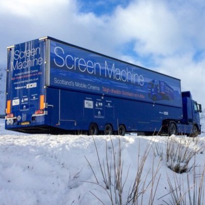 Screen Machine is Scotland's mobile cinema, bringing new film releases to 40+ communities. Operated by Regional Screen Scotland.
