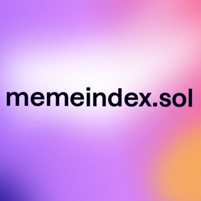 memeindex_sol's profile picture. Meme Index Fund | Tracking top meme coins & speculative gems on the Solana Network | Top analysts covering each sector | Coming soon!