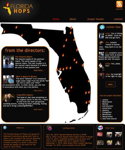There are currently 39 Florida Houses of Prayer. See facebook page for a complete contact list.
