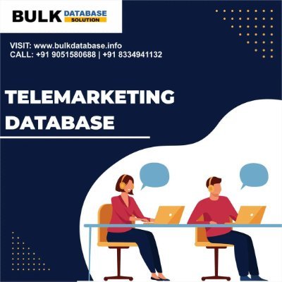 Bulkdatabase01's profile picture. Increase your sales by reaching targeted customers among millions of people in INDIA.We provide Worldwide Databases https://t.co/0n27ao8UTe