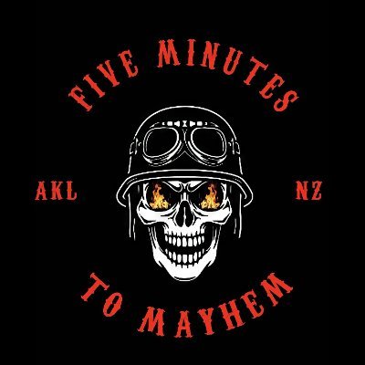 Five Minute’s To Mayhem hail from Auckland New
Zealand and mix a blend of their own Rock with
‘Classic Rock’.