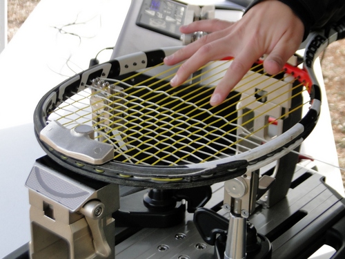 Pick up & delivery racket stringing in Austin - Official stringers for University of Texas tennis, Texas Club Tennis, UT racquetball club, Longhorn Open