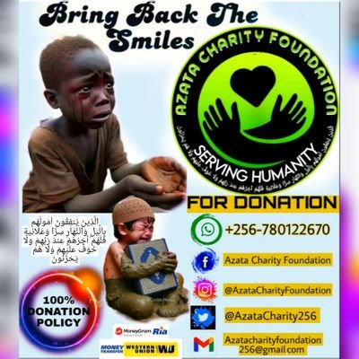 AzataCharity256's profile picture. الَّذِينَ يُنفِقُونَ أَمْولَهُم بِالَّيْلِ وَالنَّهَارِ سِرًّا وَعَلَانِيَةٍ فَلَهُمْ أَجْرُهُمْ عِندَ رَبِّهِمْ وَلَا خَوْفٌ علَيْهِمْ وَلَا هُمْ يَحْزَنُونَ