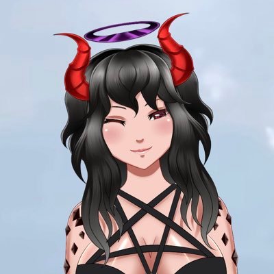 the hottest & most mysterious lamia fallen angel vtuber this side of the 9 circles of Hell ❤️