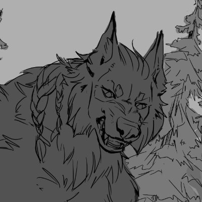 27.
Just a guy drawing werewolves in