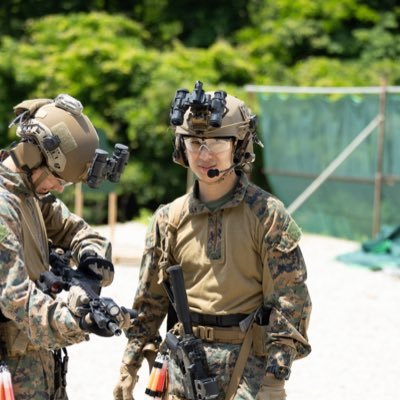 🇺🇸海兵武装偵察隊装備(オードナンス製)の双子サバゲーマー(F331 /F334) 無言フォロー失礼します。 👇YouTubeで動画公開中
