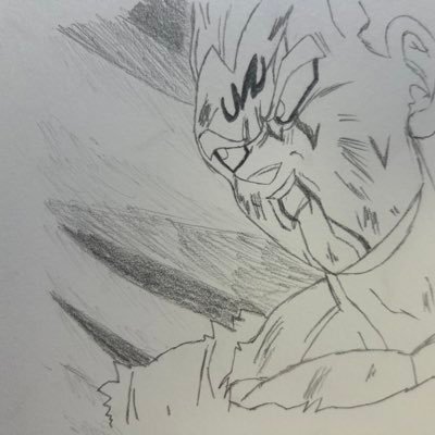 DB鉛筆画専門 2024.2から描いてる 推しはベジータ 弟のような存在→@42harayu_saiyan