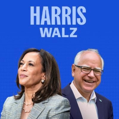 #HarrisWalz fighting for democracy every single day.