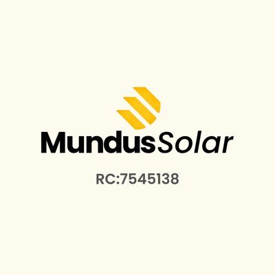 mundus_solar's profile picture. Clean and renewable Energy company, addressing power shortages through SOLAR SYSTEMS. We Design and Install SOLAR SYSTEM, RC7545138