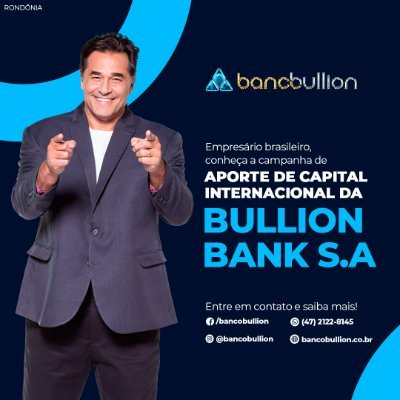 BullionBankSA2's profile picture. Somos um banco digital.