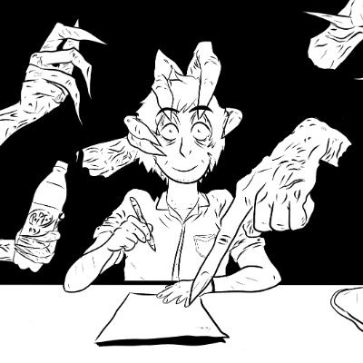 Hey/Oh (Snow)
Low budget designer and bootleg artist, made of ink and paper, but im starting to understand how they work
Pfp by: @Menosthea
