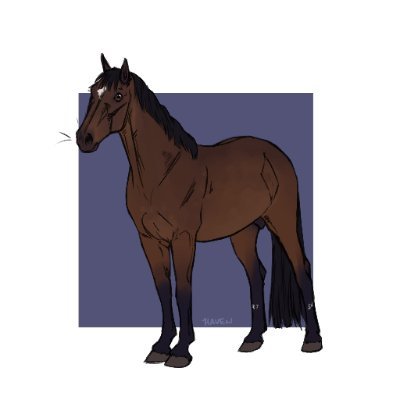 Something a little less harsh, but no less feral. Art by @Hoofhaven