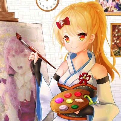 【見奈噛 雅】愛称、巫女画家⚜️ AVtuberさんのプロフィール画像