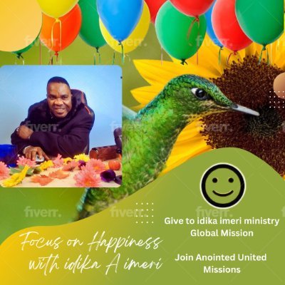 idika imeri is president of Diamond goldmine inc (marketing,investments,referral services,publishing, consultancy and life issues solution practice. Leads IIM.