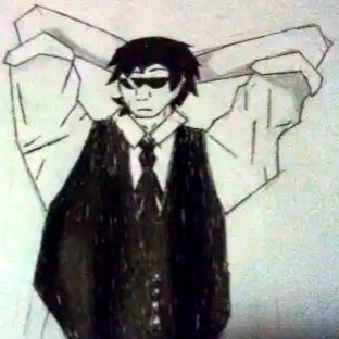 This my art I hope you like it now Im gonna shove my cousin in a closet so later nerds