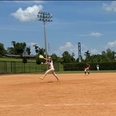 ChristinaNC31's profile picture. ‘26 Pitcher • 2025 BATTING STATISTICS  BA:.516 ~OBP:.577 ~SLG:.694 —————————————————- 2025 PITCHING STATISTICS IP: 59 ~BF: 268~H: 58~ER: 26~BAA: .249~SO: 65